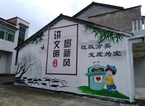 濮阳墙绘是现在流行的墙体广告