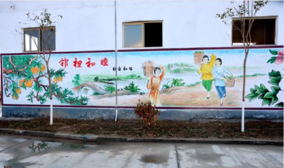 濮阳乡镇文化墙 乡风文明焕发新活力